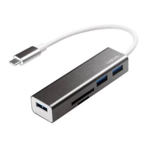 USB HUB 3-PORT WITH CARD READER LOGILINK
