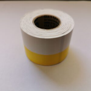 BARCODE ROLLS 38MMX76,2MM PRICE TAGS (200)YELLOW-WHITE