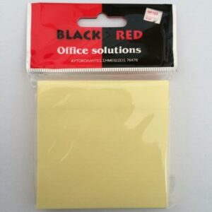 PAPER NOTES STICK 76X76MM (100)B/R