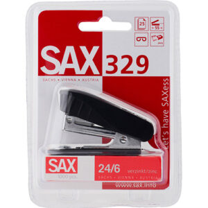 STAPLER BLACK SAX (20P)(24-26/6MM)+1000 STAPLES