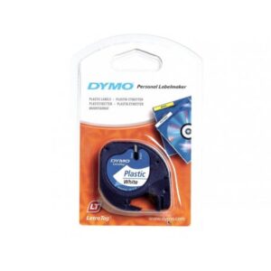 TAPE 12MMX4M( BLACK ON WHITE ) DYMO