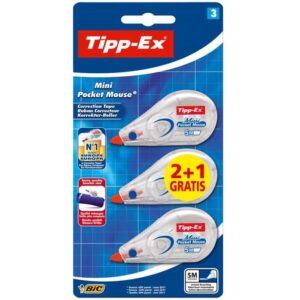 TIPP-EX TAPE MINI POCKET MOUSE 6M BIC 2+1