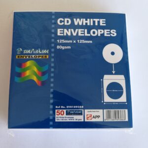 CD WHITE ENVELOPES (50PCS)SINARLINE