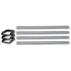 RISERS SILVER FOR TRANSIT LETTER TRAY (4PCS)