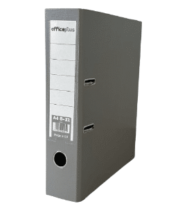 BOX FILE PVC FC 8CM GREY OFFICEPLUS
